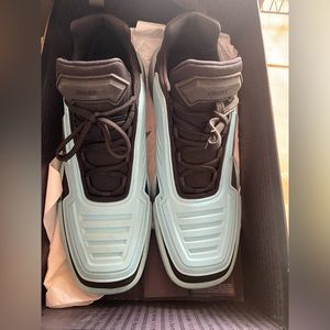 🗣️AUTHENTIC!✔️ Men's Prada The Techno Stretch Sneaker - Blue